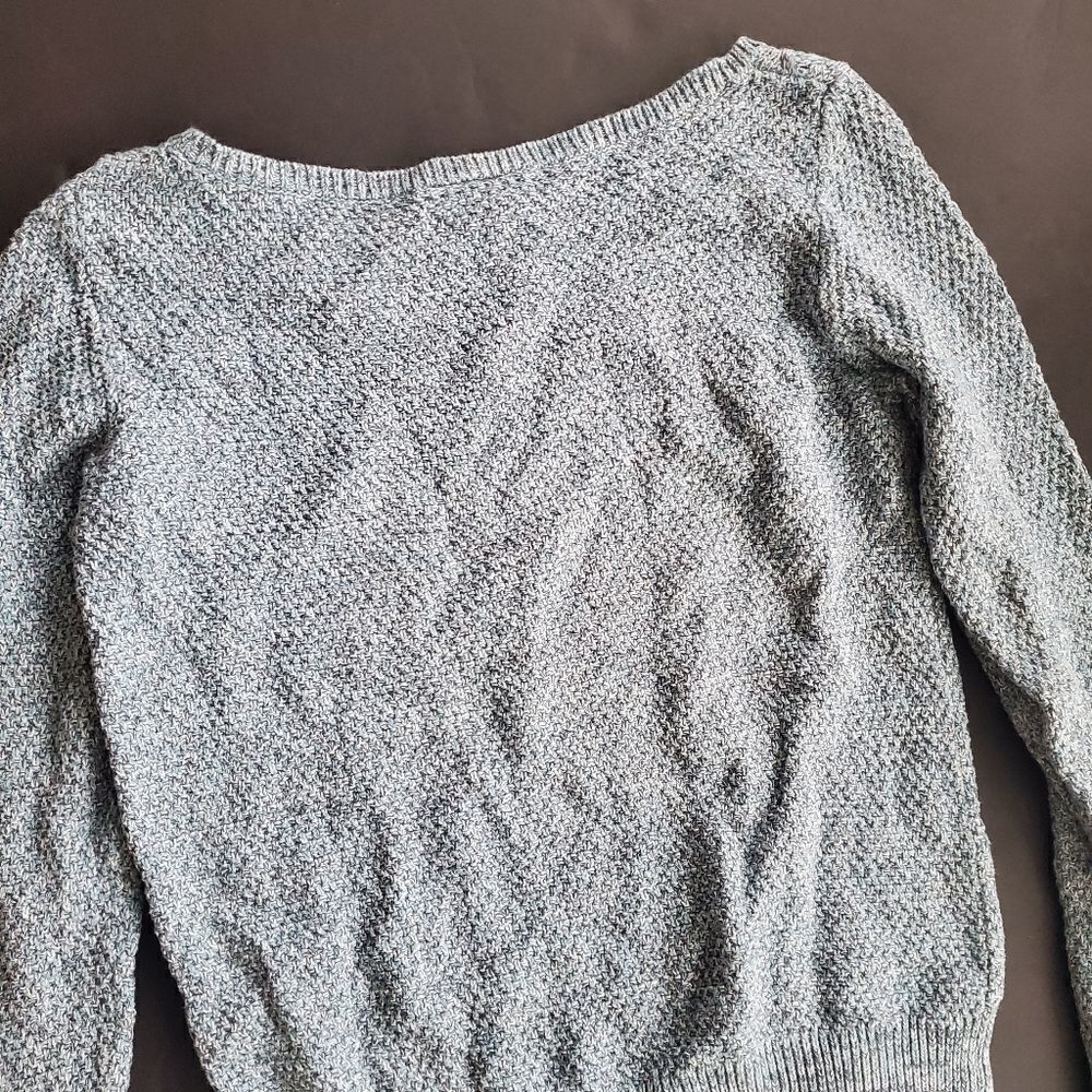 Loft Blue Knit Sweater - Picture 7 of 8
